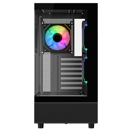 Case SHowbui 42B Tower / Micro-ATX / Mini-ITX 2 Porte USB 3.2 Gen 1 Colore Nero