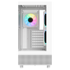 Case SHOWBUI 42W - Gaming Tower- ATX- 3x12cm ARGB fan- 2xUSB3- Type-C- Side & Front Panel Temp Glass- White Edition