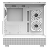 Case Itek SHOWBUI 42W - Gaming Tower, ATX, 3x12cm ARGB fan, 2xUSB3, Type-C, Side & Front Panel Temp Glass - Bianco White Edition