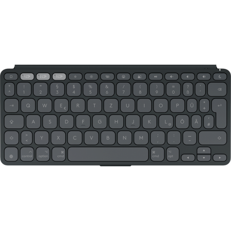Logitech Keys-To-Go 2 tastiera Universale Bluetooth QWERTZ Tedesco Grafite