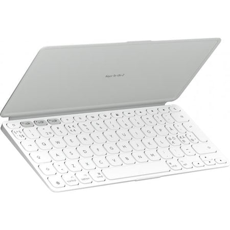 Logitech 920-013015 tastiera Universale Bluetooth QWERTY Nordic Bianco (KEYS-TO-GO 2)