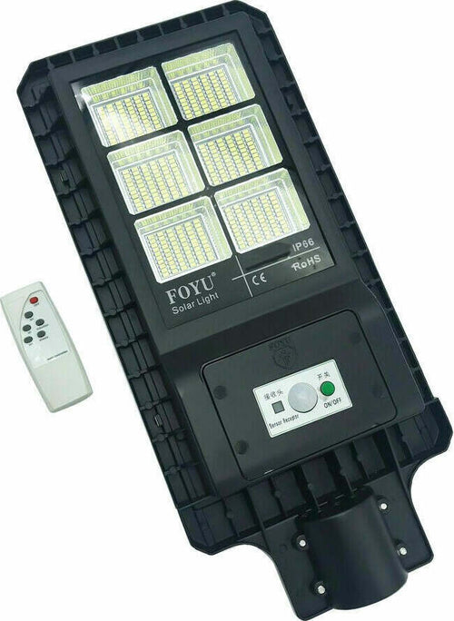 120W Lampione Stradale led Con Pannello Solare Integrato Crepuscolare ip66 Illuminazione/Illuminazione per esterni/Proiettori Zencoccostore - Formia, Commerciovirtuoso.it