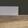 BATTISCOPA ZOCCOLINO SQUADRATO in FIBRA DI LEGNO COMPATTA 120X12 BIANCO 9016