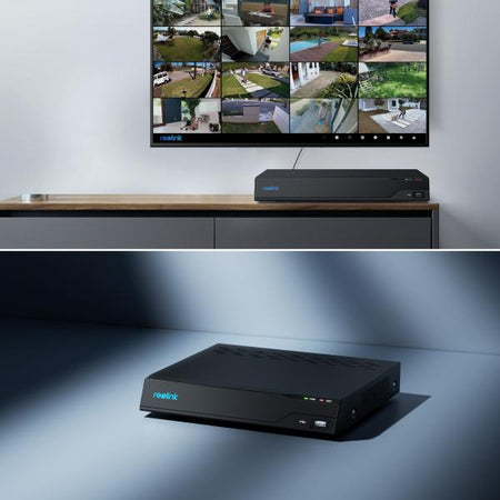 Videoregistratore NVR 4K PoE 16CH 4TB HDD con HDMI e VGA, NVS16