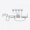 Kit Videosorveglianza NVR PoE 8CH 2TB HDD e 4 Telecamere di Sicurezza PoE, PS2KB02-8