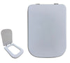 Copriwater Copri Water Sedile Wc Bagno Rettangolare Cerniere Acciaio Bianc 52735