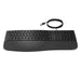 HP 485 Comfort Wired Keyboard (485 Cft Wd Kbd Emea-Intl - English Loc- Usb Cable - Warranty: 12M)