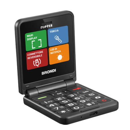 TEL. CELL. BRONDI FLIPPER BK