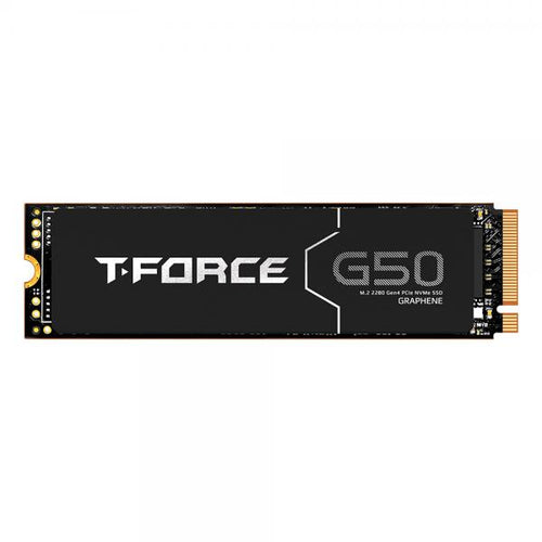 Team Group G50 1 TB M.2 PCI Express 4.0 NVMe 3D NAND (Team 1TB T-Force G50 M.2 NVMe Gen4 SSD, M.2 2280, PCIe4, 3D NAND, R/W 5000/4800 MB/s, Graphene Heatsink)