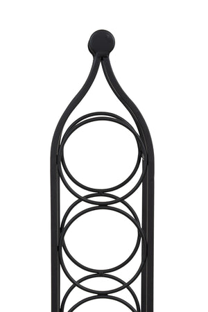 Biscottini Biscottini Cantinetta Porta Bottiglie Ferro Battuto 4 Posti Nera Anticata