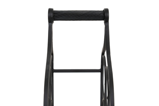 Biscottini Biscottini Cantinetta 6 Bottiglie Ferro Battuto Nera Anticata 35x14x37 Arredo