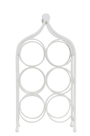 Biscottini Biscottini Cantinetta Porta Bottiglie Ferro Battuto Anticata 6 Posti 24x14x46