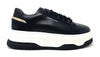 Janet & Janet sneakers donna in pelle black J-422