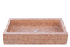 Biscottini Acquaio in marmo L100xPR60xH20 cm Vasca realizzata completamente Offerta