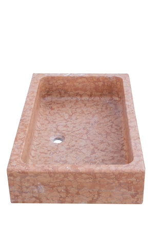 Biscottini Acquaio in marmo L100xPR60xH20 cm Vasca realizzata completamente Offerta