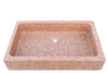Biscottini Acquaio in marmo L100xPR60xH20 cm Vasca realizzata completamente Offerta