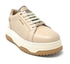 Janet & Janet sneakers donna in pelle beige J-422