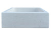 Biscottini Acquaio in marmo bianco L100xPR60xH20 cm Vasca realizzata completamente