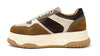 Janet & Janet sneakers donna in camoscio e pelle cuoio J-421