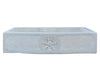 Biscottini Acquaio in marmo bianco L90xPR65xH19.5 cm