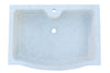 Biscottini Acquaio in marmo bianco L90xPR65xH19.5 cm