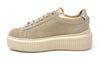 Janet & Janet sneakers donna in camoscio frost gold J-401