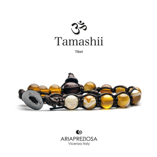 Tamashii Bracciale Agata Gialla Striata