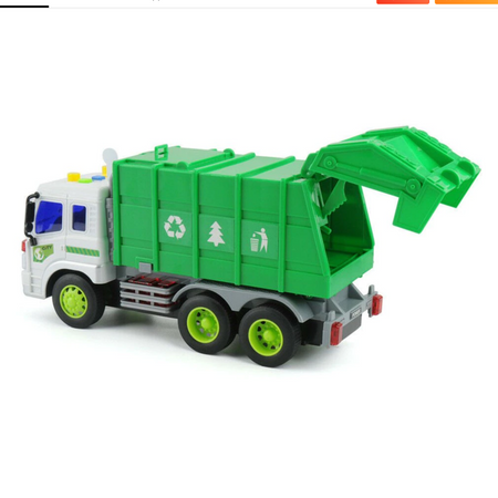 Camion Raccolta Rifiuti Con Luci E Suoni Cassone Ribaltabile Funzioni Reali