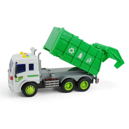 Camion Raccolta Rifiuti Con Luci E Suoni Cassone Ribaltabile Funzioni Reali