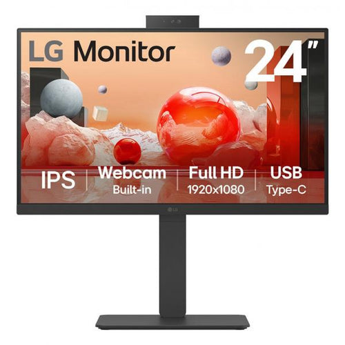 LG MONITOR 23,8 LED IPS 100Hz 16:9 FHD 5ms 250 CDM, WEBCAM, PIVOT, USB-C DOCK, DP/HDMI, MULTIMEDIALE