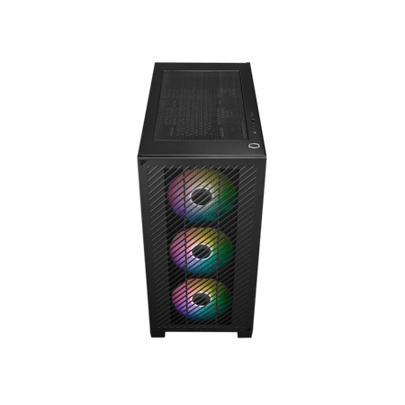 Case Elite 301 Mini Tower ITX / micro ATX 1 Porta USB 3.2 Colore Nero (Finestrato)
