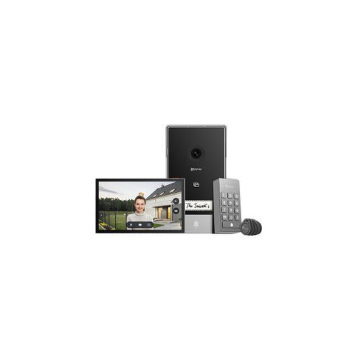 EZVIZ TP7 - VIDEOCITOFONO + TASTIERINO + 5 RFID TAG - 2K - SCHERMO TOUCH 7 - CONTROLLO REMOTO - RILEVAMENTO MOVIMENTO - AUDIO BIDIREZIONALE - SBLOCCO RFID