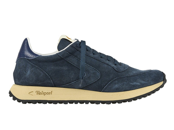 Valsport sneakers uomo Start City in suede blu VSR2585M 04