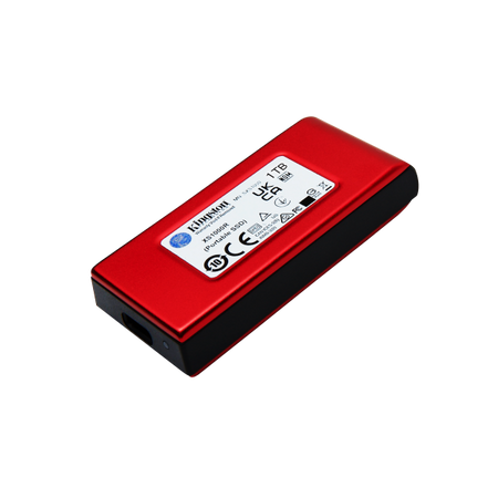 Kingston Technology 1TB SSD esterno XS1000 USB 3.2 Gen 2, Rosso (Kingston XS1000 Red [SXS1000R/1000G] 1TB Portable External SSD, Read 1050MB/s, Write 1000MB/s, USB 3.2 Gen 2, 5 Year Warranty)