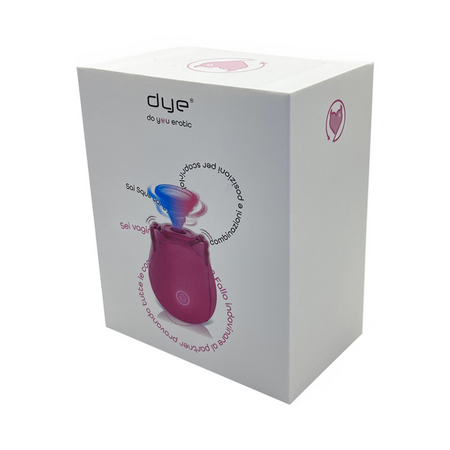 Succhia Clitoride Vibratore a Forma di Rosa Stimolatore con Suzione e Vibrazione