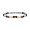 Bracciale MASERATI uomo Ceramic acciaio / oro rosa