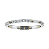 Bracciale MASERATI uomo Iconic acciaio / ceramica nera