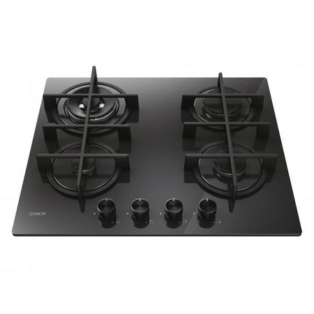 PIANO COTTURA CANDY A GAS CM 60 VETRO BK