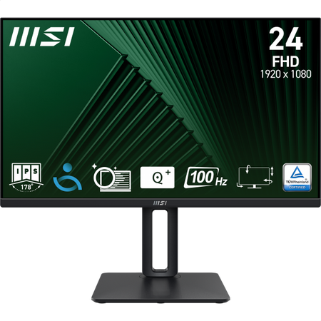 MSI MONITOR 23.8 LED IPS 16:9 FHD 1MS 100Hz, DP/HDMI, PIVOT, MULTIMEDIALE