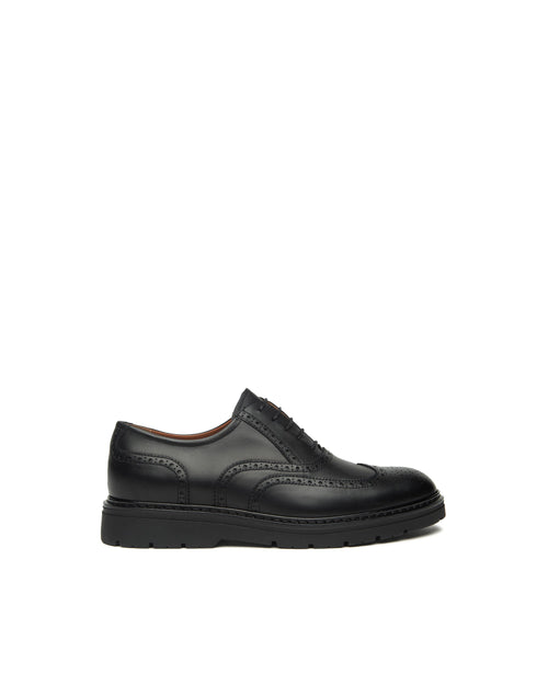 Nero Giardini stringate uomo in pelle nero I500820U100