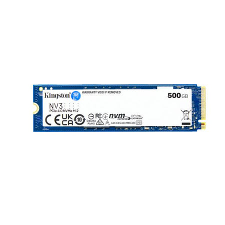 Kingston Technology 500G NV3 M.2 2280 NVMe SSD (500G NV3 M.2 2280 NVME SSD - PCIE 4.0 NVME SSD)
