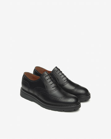 Nero Giardini stringate uomo in pelle nero I500820U100