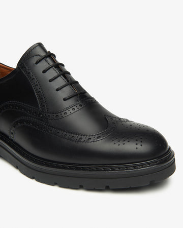 Nero Giardini stringate uomo in pelle nero I500820U100