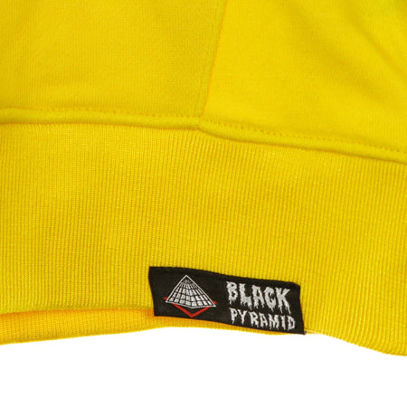 BLACK PYRAMID Felpa Leggera Cappuccio Uomo Space Rider Yellow da uomo