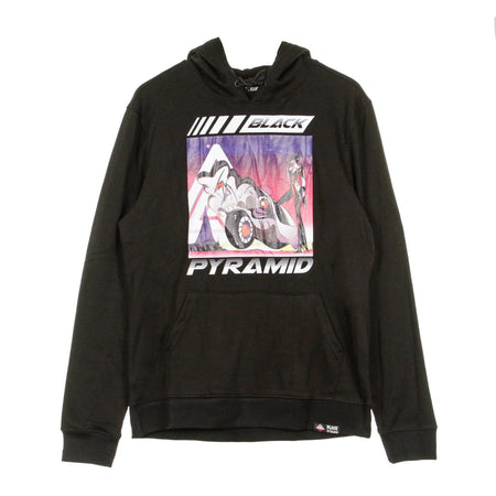 BLACK PYRAMID Felpa Leggera Cappuccio Uomo Space Rider Black da uomo