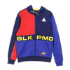 BLACK PYRAMID Felpa Leggera Cappuccio Zip Uomo Blk Pmd Blue/multi da uomo