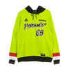 BLACK PYRAMID Felpa Leggera Cappuccio Uomo Pyramid 89 Fluo Green da uomo