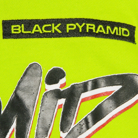 BLACK PYRAMID Felpa Leggera Cappuccio Uomo Pyramid 89 Fluo Green da uomo