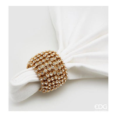 Porta tovaglioli Oro e Cristalli