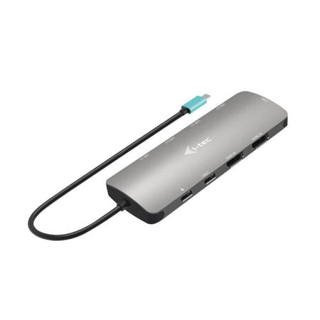 I-TEC USB-C METAL NANO 2X HDMI DOCKING STATION, PD 100W + CHARGER 100W